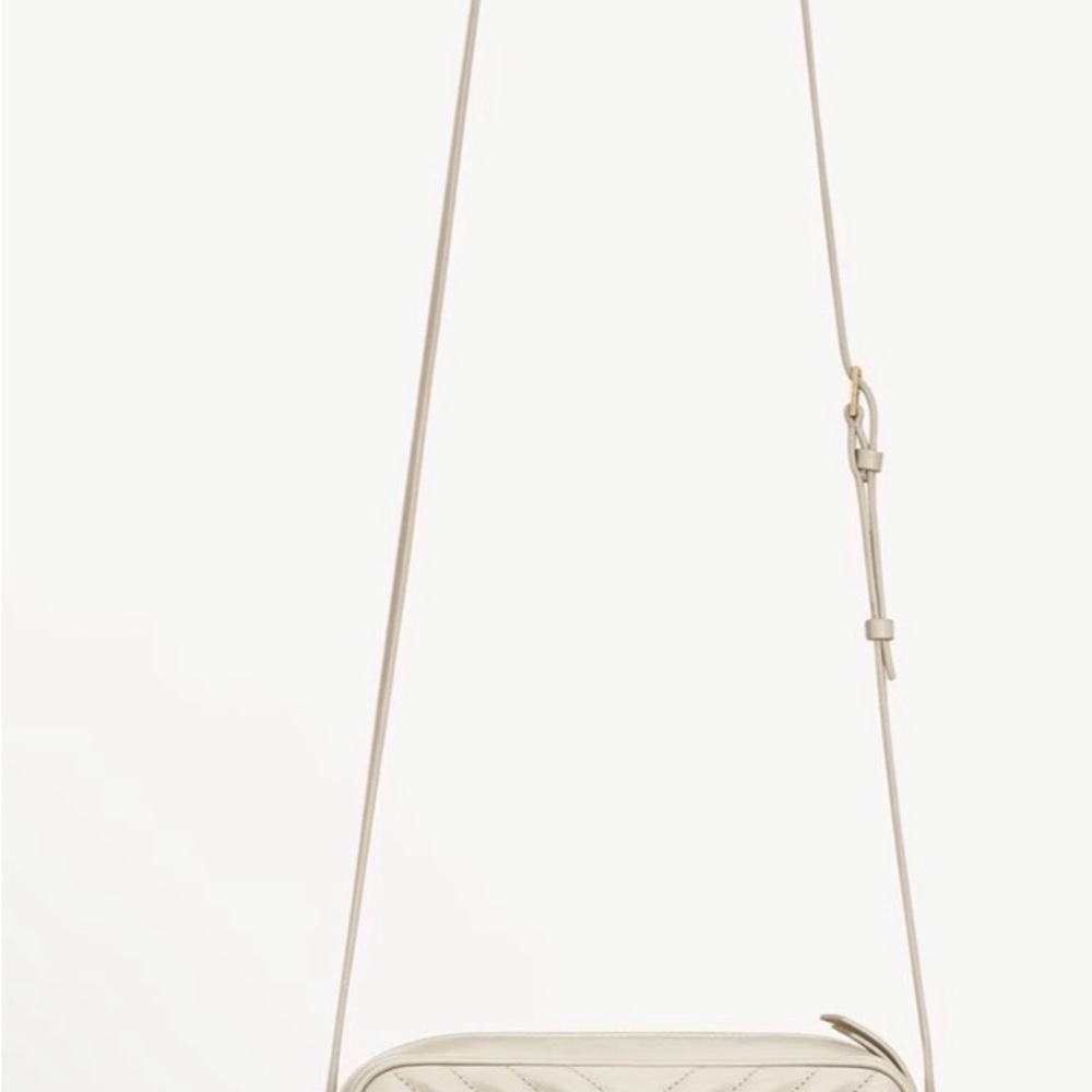 Saint Laurent Ivory Quilted Crossbody Bag - Picture 5 of 11